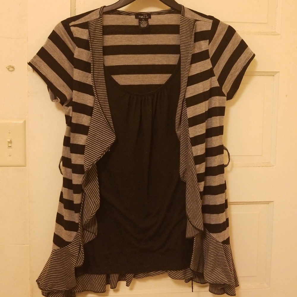 Rue21 double layer shirt